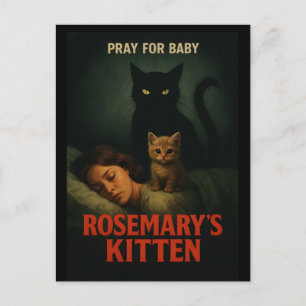 Cartão Postal O Gatinho de Rosemary – Paródia de Gato de Terror