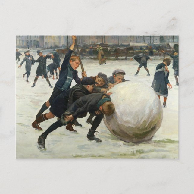 Cartão Postal O Giantest Snowball, 1903 (Frente)