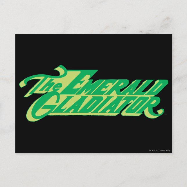 Cartão Postal O Gladiador Emerald (Frente)