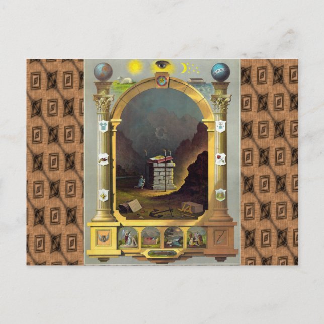 Cartão Postal O Gráfico Masônico (Frente)