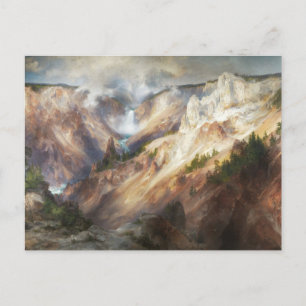 Cartão Postal O Grande Canyon do Yellowstone, Thomas Moran
