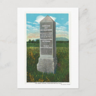 Cartão Postal O Grande Desfiladeiro do Campo de Batalha de Sarat