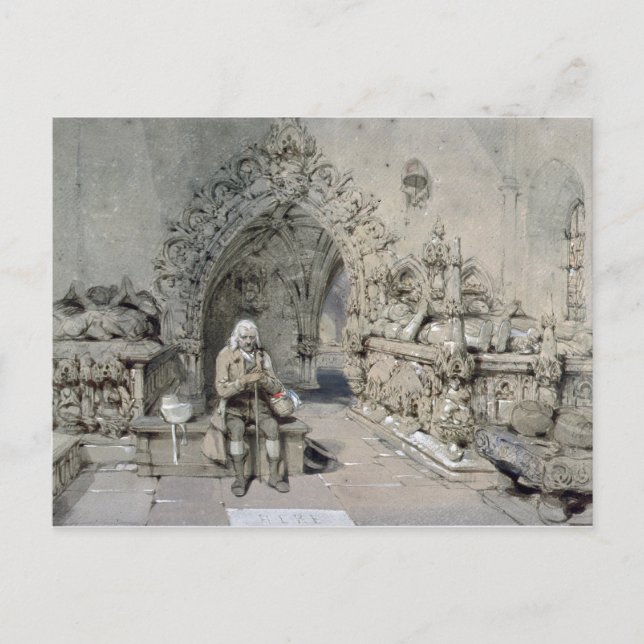 Cartão Postal O Grave do Pequeno Nell (Frente)