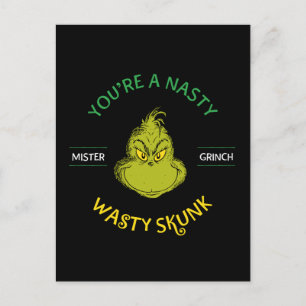 Cartão Postal O Grinch   Você é um Gambá Nojento e Sujo