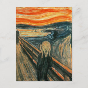 Cartão Postal O Gritar Edvard Munch Modern Expressionist Art