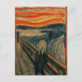 Cartão Postal O Gritar, Edvard Munch. Trabalho de arte de pintur