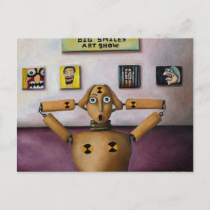 Cartão Postal O Gritar No Grande Show De Arte De Sorrisos