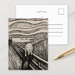 Cartão Postal O Grito | Edvard Munch