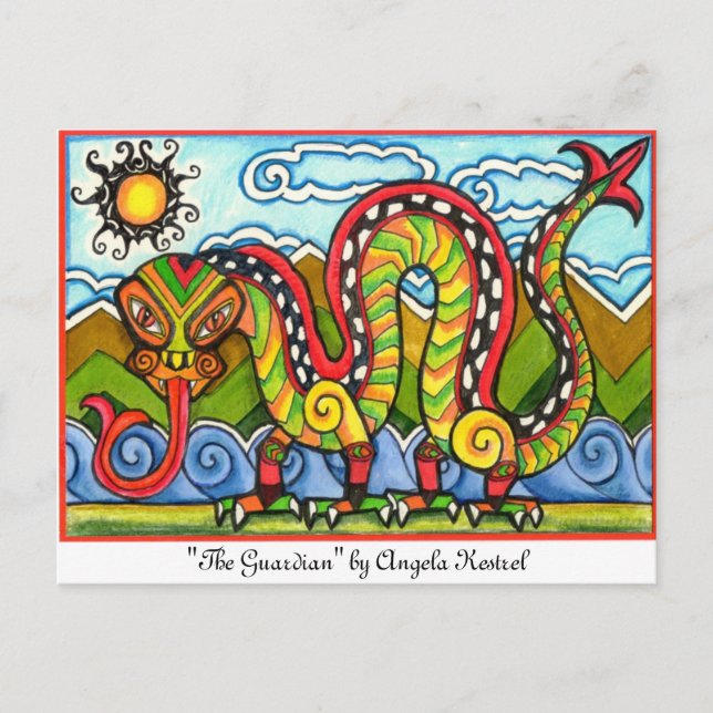 Cartão Postal O Guardião (Frente)