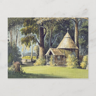 Cartão Postal O Hermitage, do Repositório de Artes de Ackermann