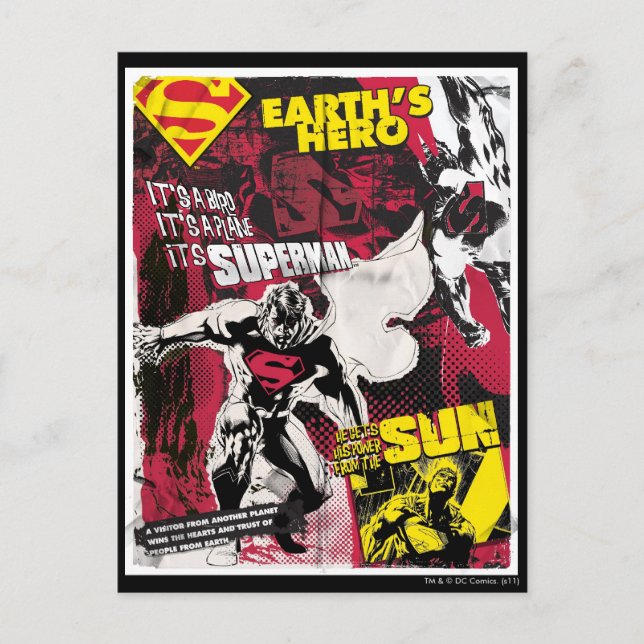 Cartão Postal O Herói da Terra (Frente)