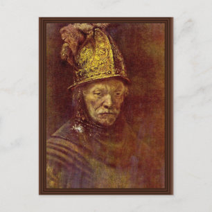 Cartão Postal O Homem Com O Capacete De Ouro.