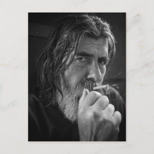 CARTÃO POSTAL O HOMEM DE FUMO