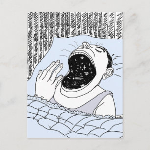 CARTÃO POSTAL O HOMEM E O COSMOS