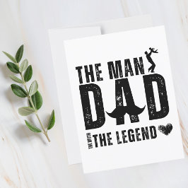 Cartão Postal O Homem O Mito O PAI Da Lenda O Dia de os pais Leg