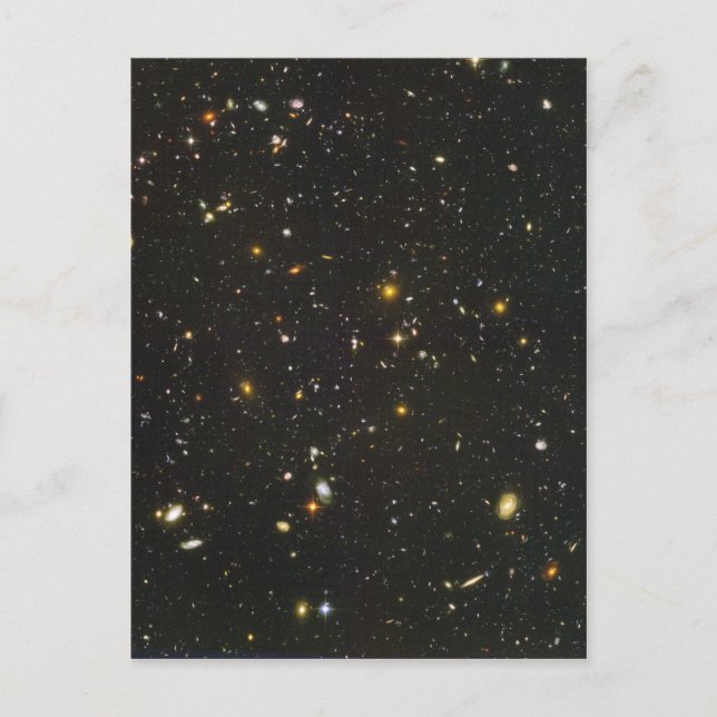 Cartão Postal O Hubble Ultra Deep Field (Frente)