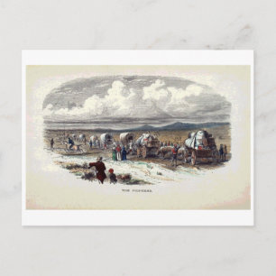 Cartão Postal O Impressão dos Pioneiros Vintage