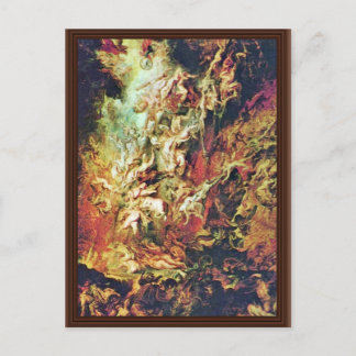 Cartão Postal O Inferno Dos Malditos De Rubens Peter Paul