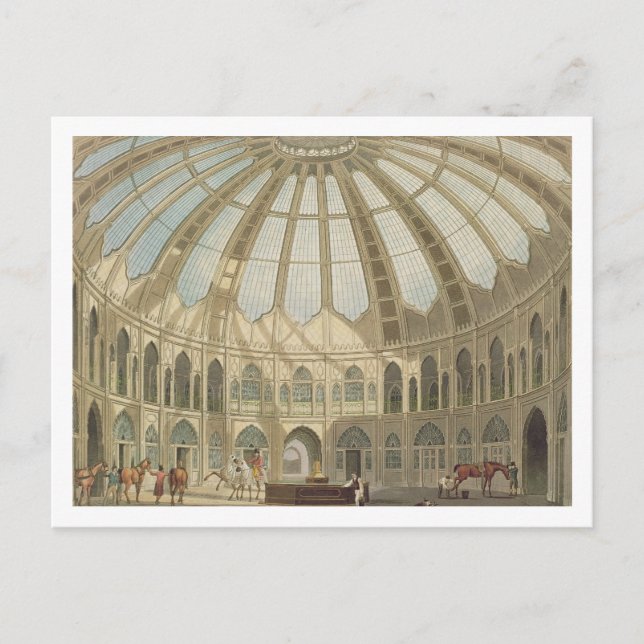 Cartão Postal O Interior das Cavalariças, de 'Vistas do (Frente)