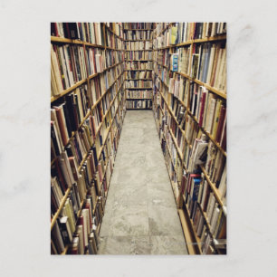 Cartão Postal O interior de uma Suecia de livraria em segunda mã