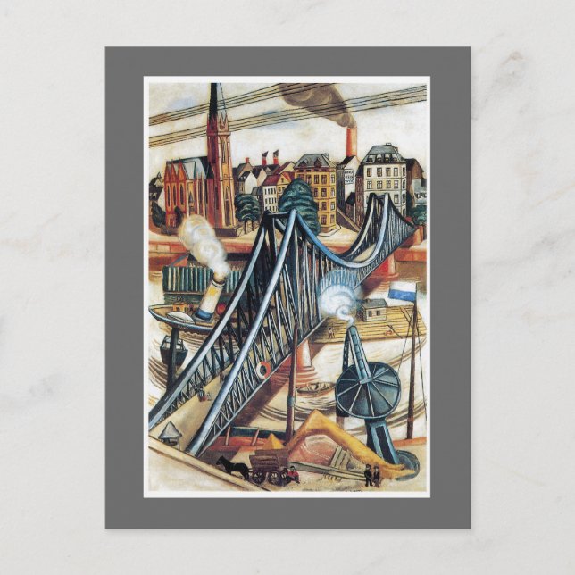 Cartão Postal O Ironbridge por Beckmann máximo (Frente)