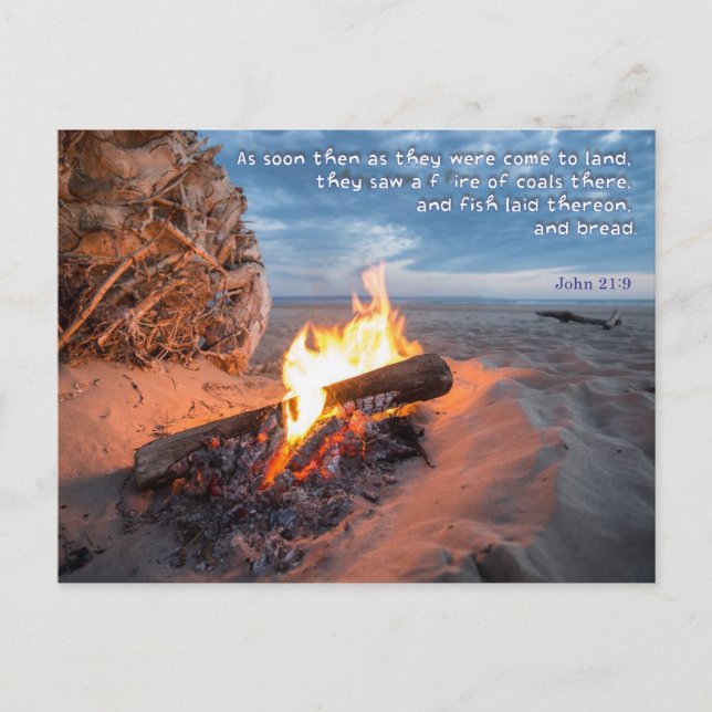 Cartão Postal O jantar está pronto do Senhor (Frente)