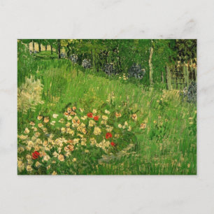 Cartão Postal O Jardim de Daubigny de Vincent van Gogh, Le Jardi