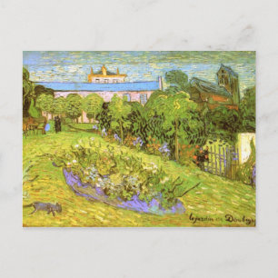 Cartão Postal O Jardim de Daubigny Van Gogh de Belas Artes