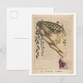 Cartão Postal O Jardim de Flores 1 de Maio de 1777