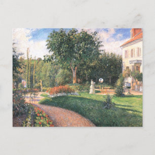 Cartão Postal O Jardim de Les Mathurins Camille Pissarro