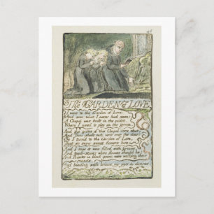 Cartão Postal "O jardim do amor", chapeia 45 (Bentley 44) de '