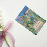 Cartão Postal O Jardim do Artista em Vétheuil, por Claude Monet<br><div class="desc">O Jardim do Artista em Vétheuil,  de Claude Monet,  pintura gratuita de royalties.</div>