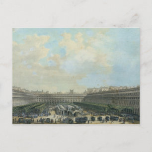 Cartão Postal O Jardim do Palais Real, 1791