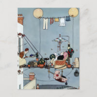 “O Jardim Dobrável” por W Heath Robinson