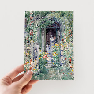 Cartão Postal O Jardim em sua Glória   Childe Hassam