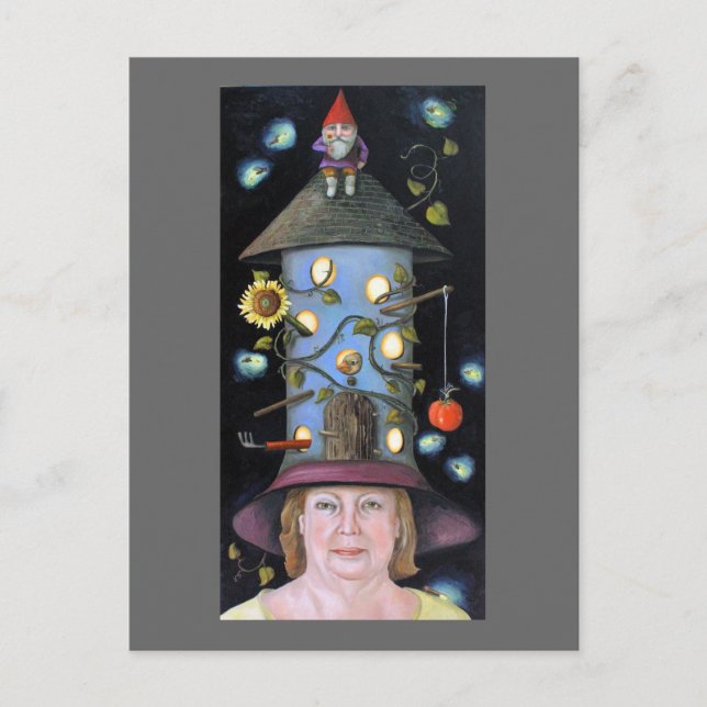 Cartão Postal O Jardineiro (Frente)