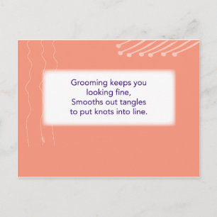 Cartão Postal O jogo de caça ao tesouro - pista nº 2 - escova 