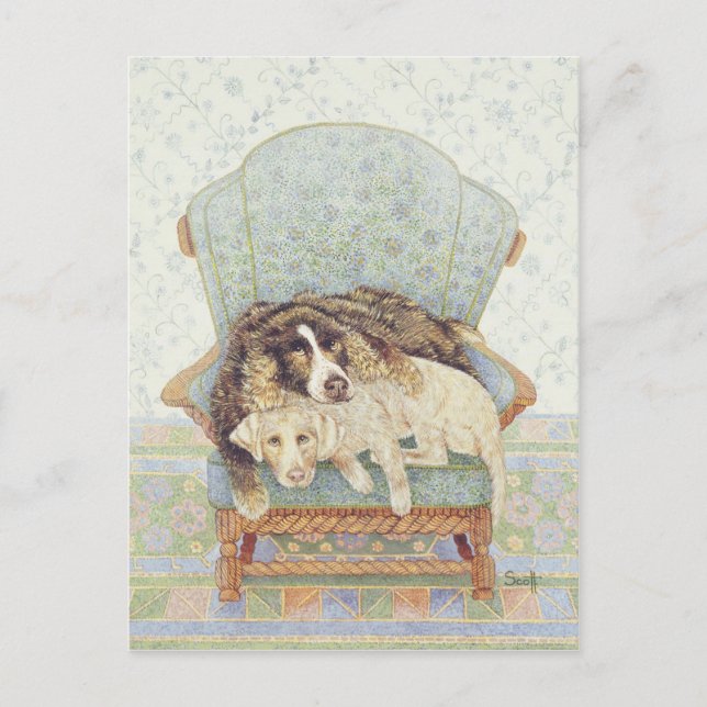 Cartão Postal O jogo de espera (Frente)