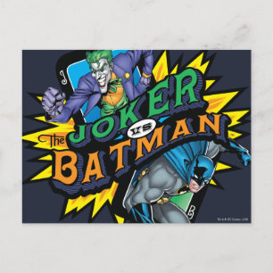 Cartão Postal O Joker Vs Batman