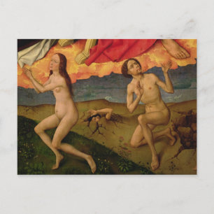 Cartão Postal O Juízo Final, detalhe da ressurreição