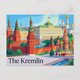 Cartão Postal O Kremlin Rússia