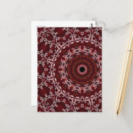 Cartão Postal O Labirinto Escarlate