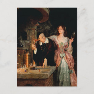 Cartão Postal O Laboratório   John Collier