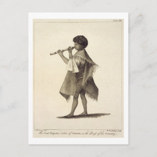 Cartão Postal O Lad Taiyota, Nativo de Otaheite, no Vestido