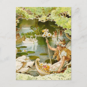 Cartão Postal “O Lago das Fadas” por E S Hardy