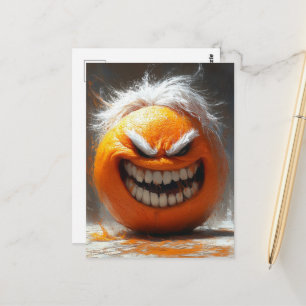 Cartão Postal O Laranja Assustador