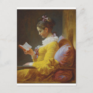 Cartão Postal O leitor de Jean-Honore Fragonard
