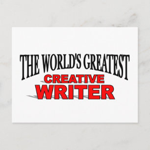 Cartão Postal O Maior Criativo Escritor do Mundo