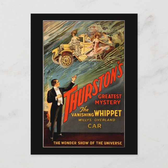 Cartão Postal O maior mistério de Thurston (Frente)