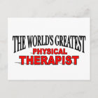 Cartão Postal O maior terapeuta físico do mundo